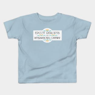 Epcot International Gateway Vintage Kids T-Shirt